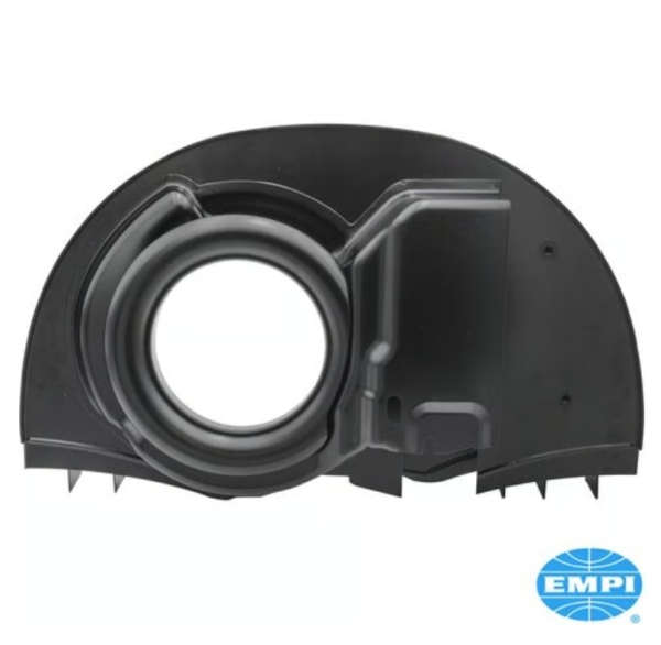 Kühlgebläsegehäuse schwarz o. Heizöffnung - EMPI - 36 PS Style - VW Typ1-Motor